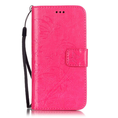 

Rose Flower Design PU Leather Flip Cover Wallet Card Holder Case for IPHONE 7 PLUS