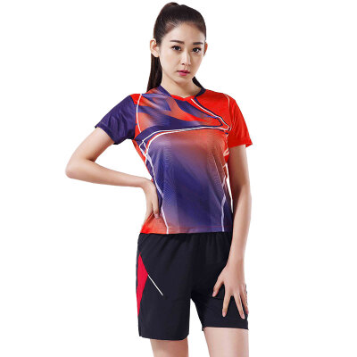 

Kawasaki (KAWASAKI) badminton clothing ladies new short-sleeved T-shirt sports and leisure clothes round neck sweat sweat dry red ST-16226 2XL