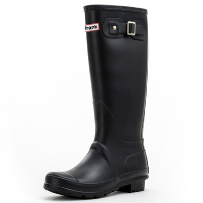 

[Jingdong supermarket] PaulFrank mouth monkey rain boots ladies high tube fashion solid color rain boots waterproof shoes cover shoes PF1015 pink 37 yards