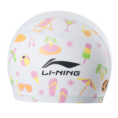 

Li Ning (Li-Ning) Детская шапочка для плавания шапочка для плавания PU покрытия мягкие и удобные мальчиков и девочек шапочка для плавания LSJL861 черный купальник