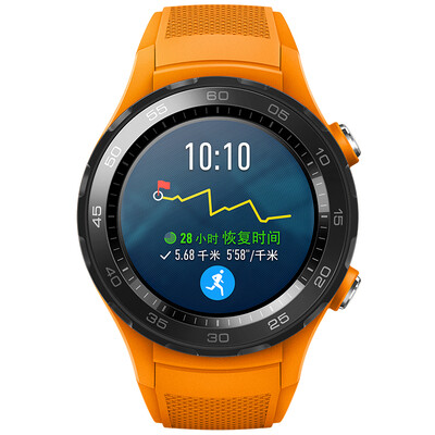 

HUAWEI WATCH 2 Huawei второго поколения умные спортивные часы 4G версия независимая SIM-карта вызов GPS сердечный ритм FIRSTBEAT руководство по движению NFC платить жизненность оранжевый