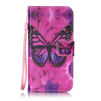 

Black Butterfly дизайн PU кожа флип крышку крышки кошелька карты чехол для Samsung Galaxy ON 5/G5500