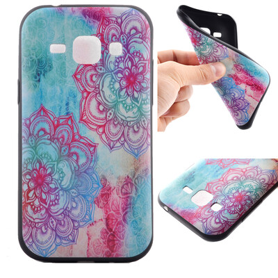 

Colorful Pattern Soft Thin TPU Rubber Silicone Gel Case Cover for Samsung Galaxy J1