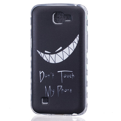 

Bad laugh Pattern Soft Thin TPU Rubber Silicone Gel Case Cover for LG K4
