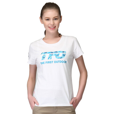 

TFO футболка быстрый сухой пот дышащий открытый досуг футболка 613614 женские модели небо синий S