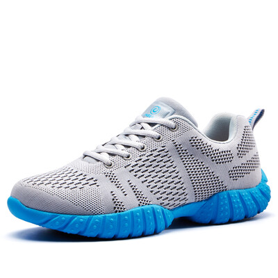 

Gold beller couple cross-country running shoes flying woven breathable shoes fashion wild outdoor shoes JBL2683 female models - gray powder 40 yards