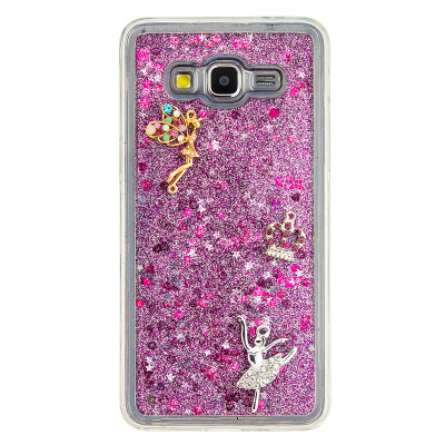 

Динамический Quicksand Блеск наливные Мягкая ТПУ чехол для SAMSUNG G530