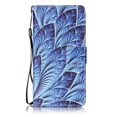 

Blue Dazzle Design PU Leather Flip Cover Wallet Card Holder Case for Huawei P9 LiteG9