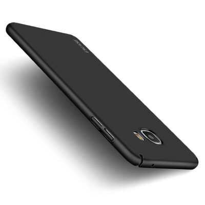 

ESCASE Samsung Galaxy C7 C7 Samsung мобильный телефон оболочки мобильный телефон устанавливает случай телефона серии Samsung краска все включено кожа чувствовать кожу чувствовать себя черную твердую оболочку