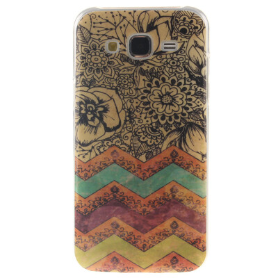 

Wave flower Pattern Soft Thin TPU Rubber Silicone Gel Case Cover for SAMSUNG Galaxy J5