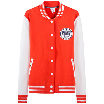 

Semir Ladies Printed Jacket Baseball Skirt Jacket Korean Student 12116080004 Orange Red S