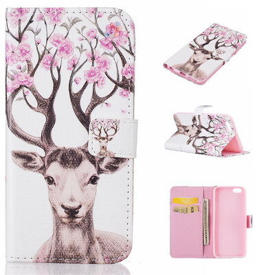

Deer Design PU Leather Flip Cover Wallet Card Holder Case for IPHONE 6 PLUS6S PLUS