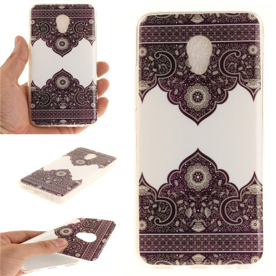 

Diagonal totem Pattern Soft Thin TPU Rubber Silicone Gel Case Cover for Meizu mx5