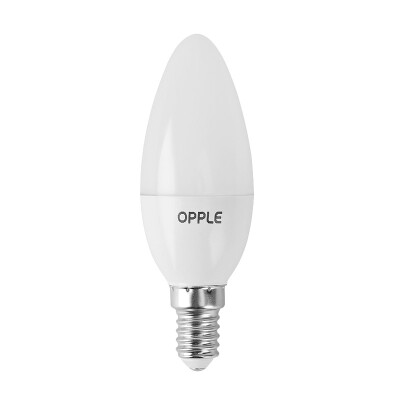 

Jingdong supermarket] Op lighting (OPPLE) LED light bulb crystal candle bubble E14 lamp small screw mouth C35 white candle bubble bubble bubble 3w yellow