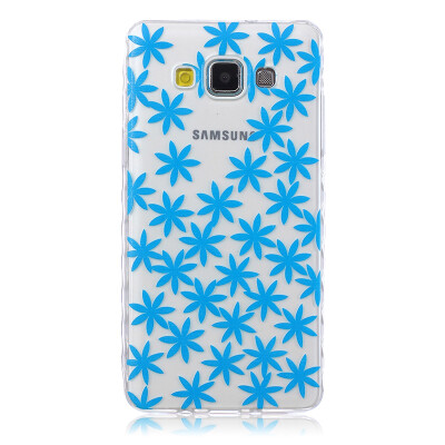 

Blue chrysanthemum Pattern Soft Thin TPU Rubber Silicone Gel Case Cover for SAMSUNG GALAXY A5