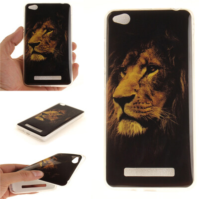 

Lions Pattern Soft Thin TPU Rubber Silicone Gel Case Cover for XIAOMi RedMi 4A