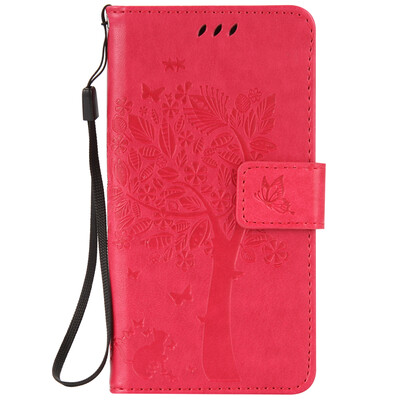 

Rose Tree Design PU Leather Flip Cover Wallet Card Holder Case for Zenfone Go ZB452KG