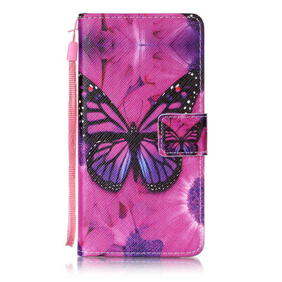 

Black Butterfly дизайн PU кожа флип крышку крышки кошелька карты чехол для Huawei P9 Lite/G9