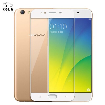

КОЛА OPPO R9s закаленной стали мембрана, покрывающая полноэкранной защитная пленка фильм 5,5 дюймов экран телефона Белый