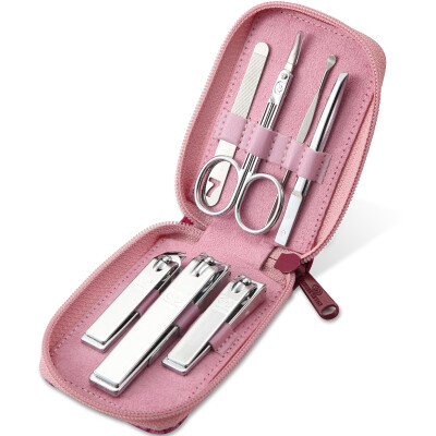 

777 Nail Knife Set Nail Scissors Repair Repair Manicure Set 7 Pieces TS-1539 red