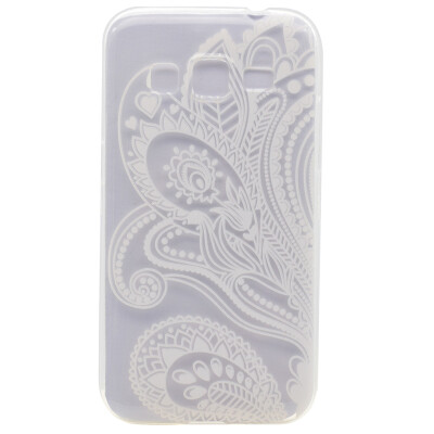 

Half flower Pattern Soft Thin TPU Rubber Silicone Gel Case Cover for Samsung Galaxy Grand Prime G530