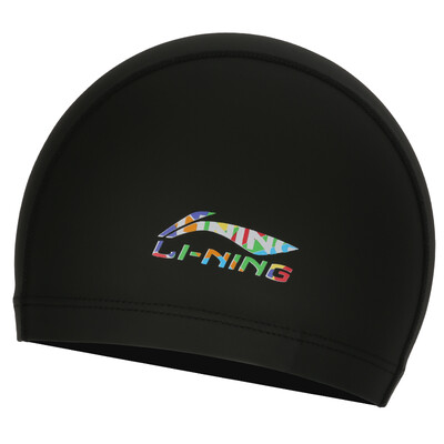 

Li Ning LI-NING swimming cap male&female PU coated swimming cap comfortable color trademark 874 black