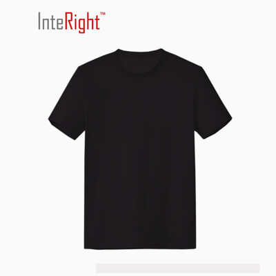 

INTERIGHT Water Soft Cotton Men's Short Sleeve T-shirt White  Code