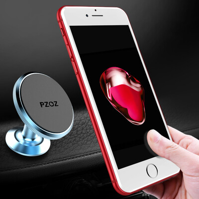 

Pizza Car Mobile Bracket Magnetic Sighting Console Dashboard Adhesive Pusher Type CT6-13 For Mobile Phone Flat Universal Rose Gold