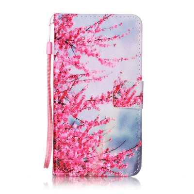 

Plum Blossom Design PU Leather Flip Cover Wallet Card Holder Case for Xiaomi Redmi Note 3