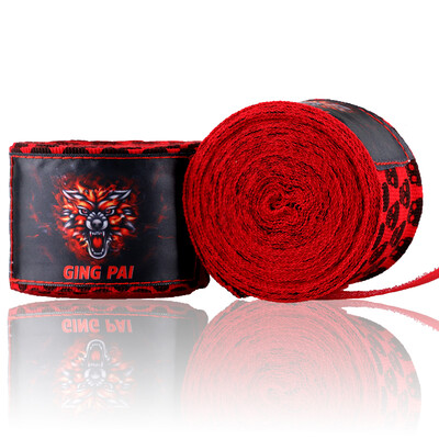

Binds when picked up Gauntlets Bandage Boxing Squat Shirt Banded Cotton Micro Elastic Hands Wipes Wrapping Boxing Wrap with 5m Red 2 Pack