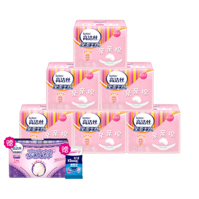 

Gao Jie Si Kotex kiss cotton sanitary napkins daily 240mm6 package 108 (daily 240 18 * 6 pack)