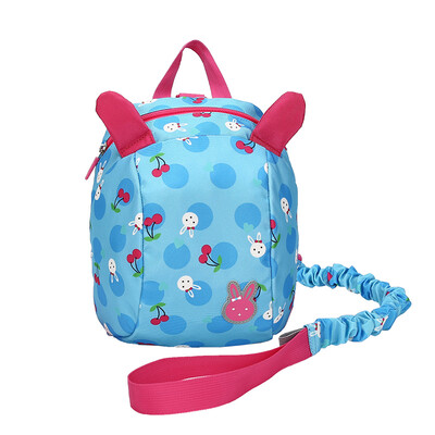 

Fu Lei (flavorgirl) baby baby shoulders small school bag 1-3 year old children male and female children anti-lost lost bag F6E007 pink rabbit
