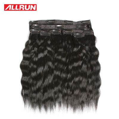 

Wet And Wavy Virgin Brazilian Hair Clip In Human Hair Extensions 6 Pcs/Set 1# Clip In Full Head Cheap Brazilian Virgin Hair