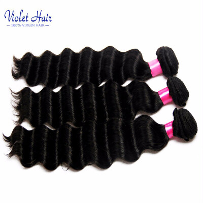 

Sexy Female Cheveux Bresilien Avec Virgin deep wave Hair Bundles deep hair Brazilian 3 Bundles Hair Weaving violet Hair