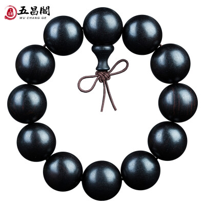 

Five Changge black sandalwood hand string fashion jewelry beads beads bracelet 20mm