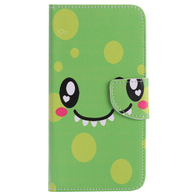 

Green Smile Design PU Leather Flip Cover Wallet Card Holder Case for Google Pixel