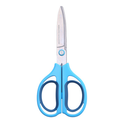

KOKUYO) WSCN-HSP250B strong air stretch scissors. Seamless blade (sky blue