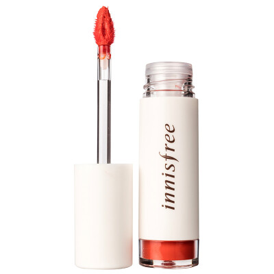 

Yue Shi Feng Yin Yin Innisfree Xuan Cai lock color lip glaze 2 fresh sweet orange 5g