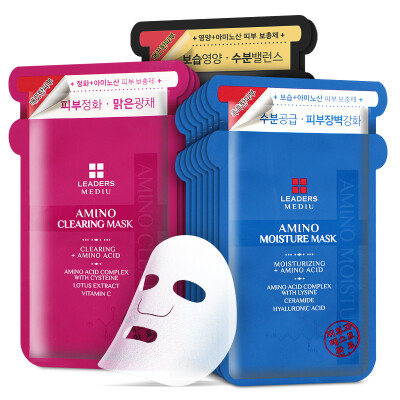 

ЛИДЕРЫ ЛИДЕРЫ METIE Amino Acid Hydra Mask Mask 12pcs