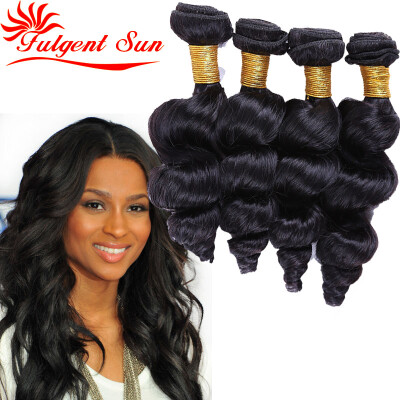 

indian virgin hair loose wave indian human hair bundles unprocessed virgin indian hair loose wave 4 bundles free shipping soft