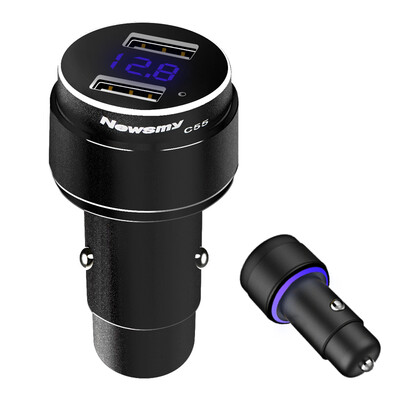

Newsmy Автомобильное устройство с Bluetooth и mp3 C55 / музыкальный плеер без потерь качества / FM-передатчик, 2 в 1,2 разъе