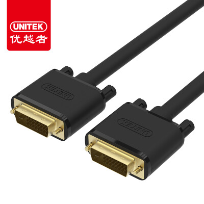 

Улучшенный человек (UNITEK) DVI кабель DVI-D кабель 10 м + 1 подключен к монитор компьютера 24 телевизионных линий хорошо известны два канала высокой четкости цифрового видео линии Y-C211C