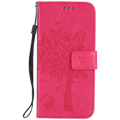 

Rose Tree Design PU Leather Flip Cover Wallet Card Holder Case for SAMSUNG S7EDGE