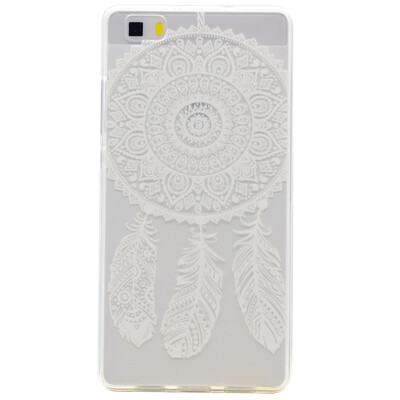 

Обложка Dreamcatcher Pattern Мягкий тонкий ТПУ резиновый силиконовый гель чехол для HUAWEI P8 Lite