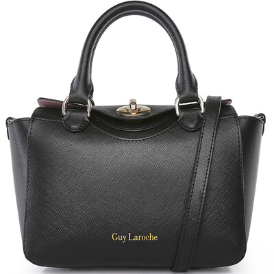 

Ji Longxue Guy Laroche простой кожаный сумочка сумочка мода мешок плеча сумка GS12171081-01 черный