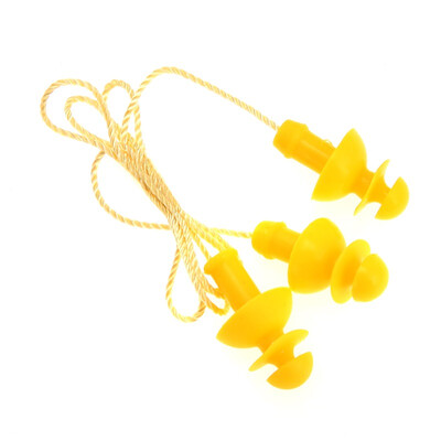 

YINGFA (YINGFA) swimmer earplugs silicone swimsuit rope spiral earplugs soft and comfortable professional swimming equipment pink