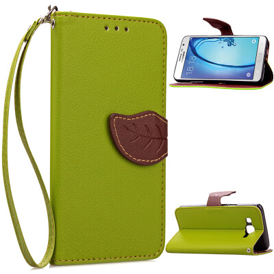 

Green Design PU Leather Flip Cover Wallet Card Holder Case for Samsung Galaxy On5/G5500