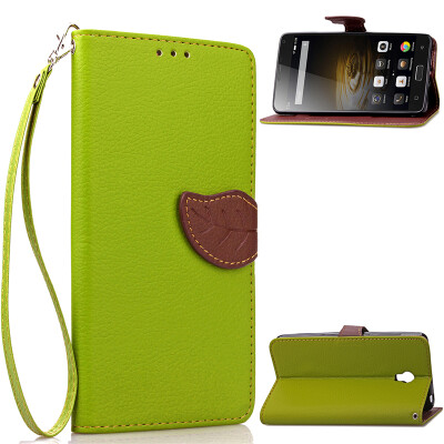 

Green Design PU Leather Flip Cover Wallet Card Holder Case for Lenovo Vibe P1