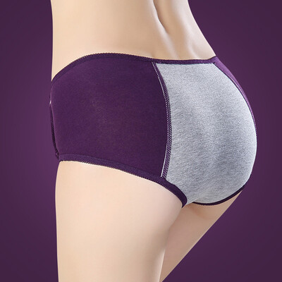

[Jingdong supermarket] Ms. Palando underwear female large size triangle underwear high waist underwear jacquard jeans short pants 5163 four gift box uniform