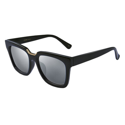 

Wei Gu's (VEGOOS) 6110 men's anti-UV glasses large frame face polished sunglasses sunglasses men and women driving mirror sand black box gray